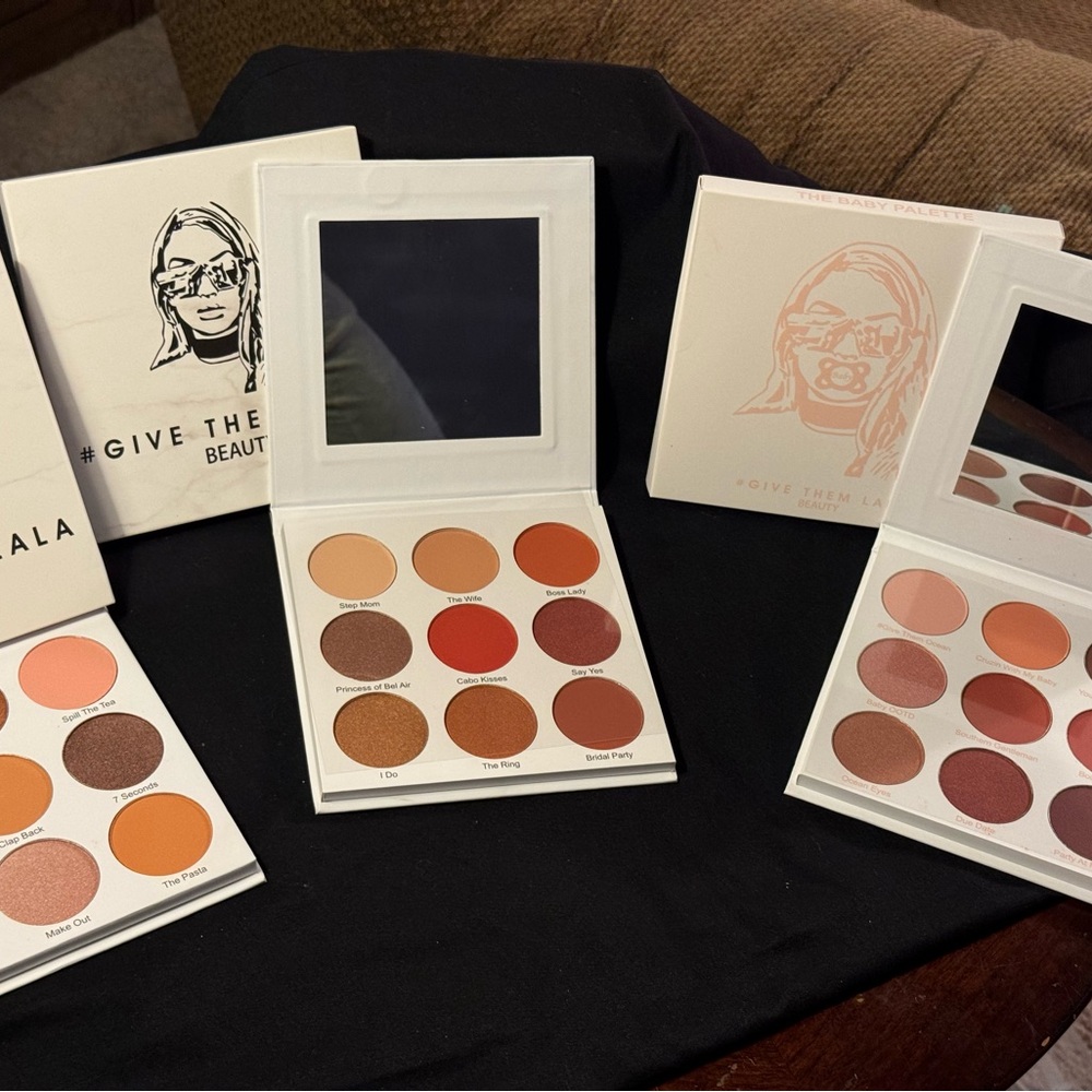 LALA Beauty Eyeshadow Palette - Vibrant Warm Shades